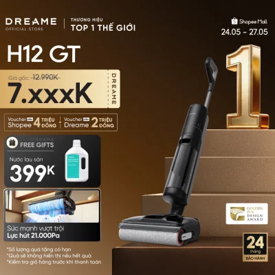 Dreame H12 GT/ H16 GT Máy hút bụi lau sàn không dây