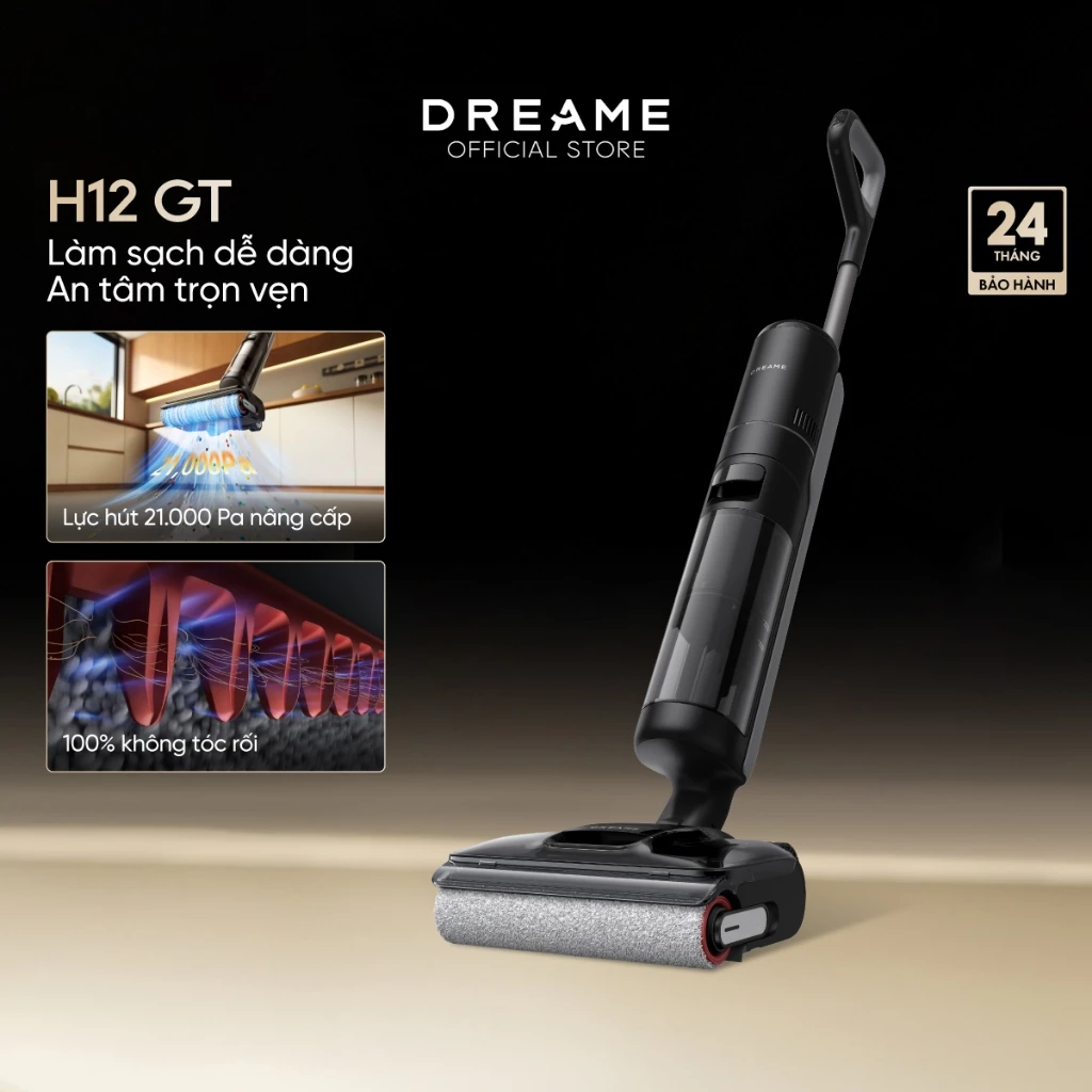 Dreame H12 GT/ H16 GT Máy hút bụi lau sàn không dây - Ảnh 2